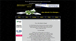 Desktop Screenshot of onemonthtochange.com
